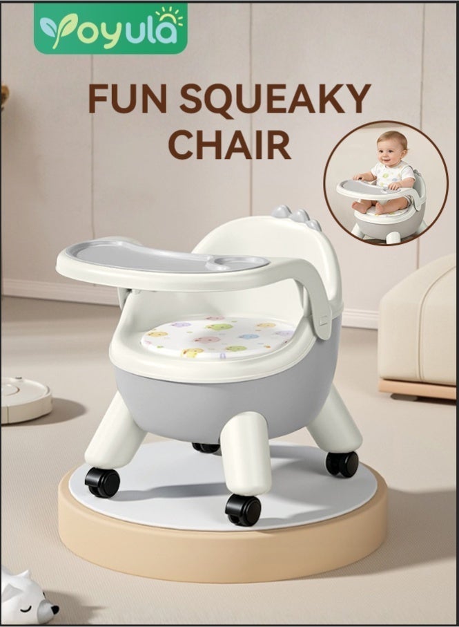 يويولا كرسي طعام للرضع، كرسي لتعليم الطفل الأكل، كرسي طعام مع صينية، مناسب لتعلم الجلوس، كرسي طعام قابل للفصل، كرسي تغذية للرضع - Image 1